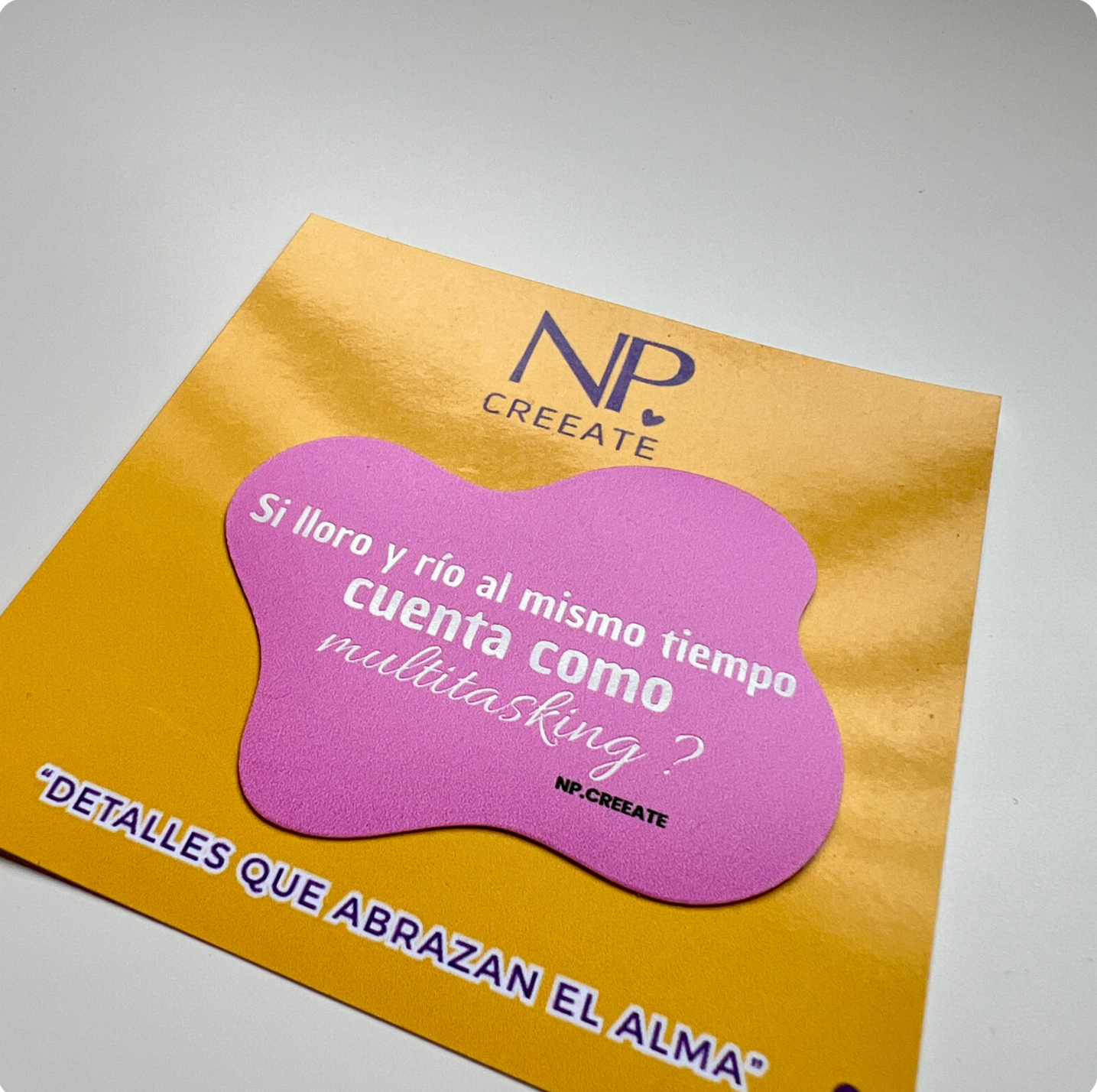 Sticker - Si lloro y rio al mismo tiempo cuanta como multitasking ?